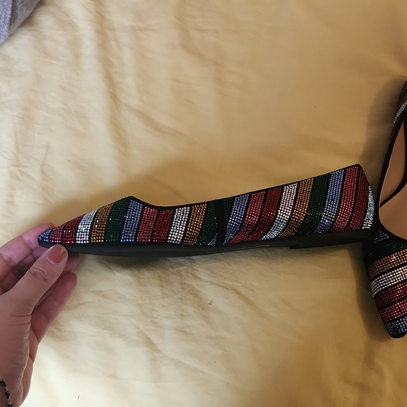 Mix No.6 Flats - multicolor jewel-tone sparkles - Picture 4 of 9